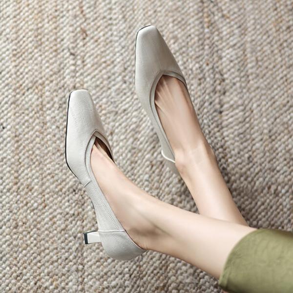 Elegant Handcrafted Leather Women's Shoes: Luxurious Quality & Craftsmanship(Easn20181872)