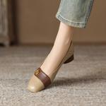 Exquisite Handcrafted Leather Women’s Shoes for Elegant Luxury(Easn20181876)