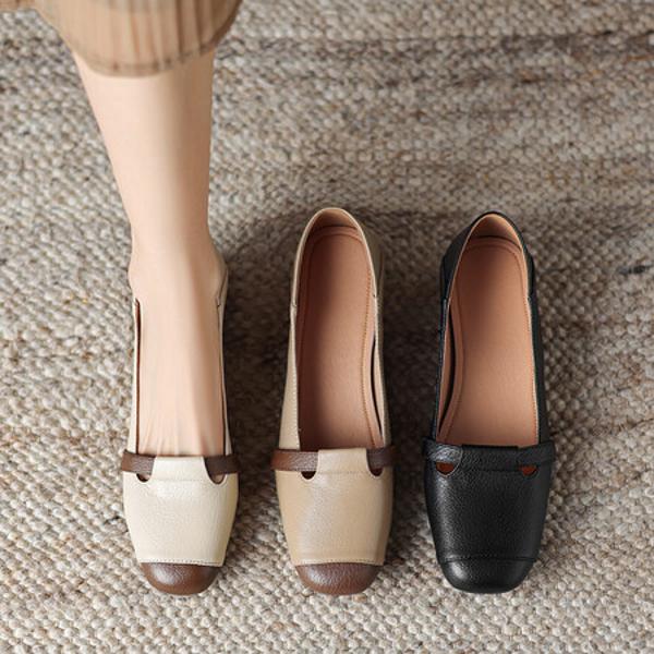 Handcrafted Genuine Leather Women's Shoes: Luxurious Elegance(Easn20181877)