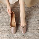 Exquisite Handcrafted Leather Women’s Shoes: Luxury & Elegance(Easn20181875)