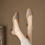 Exquisite Handcrafted Leather Women’s Shoes: Luxury & Elegance(Easn20181875)