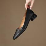 Exquisite Handcrafted Leather Women’s Shoes: Luxury & Elegance(Easn20181875)