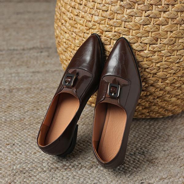 Exquisite Handcrafted Leather Women's Shoes: Luxury, Elegance, and Quality Craftsmanship(Easn20181829)