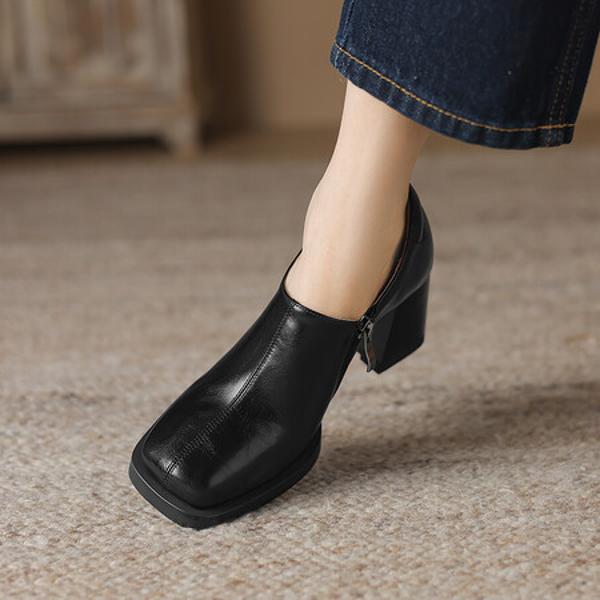 Handcrafted Luxury Leather Women’s Shoes: Elegant Artistry & Quality(Easn20181863)