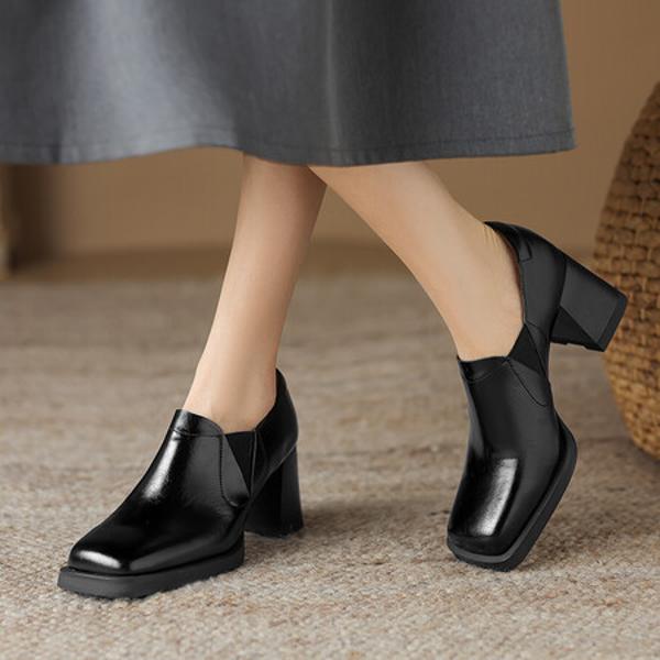 Exquisite Handcrafted Leather Women Shoes: Luxurious Elegance & Superior Craftsmanship(Easn20181851)