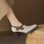 Exquisite Handcrafted Leather Women's Shoes: Elevate Your Elegance(Easn20181871)