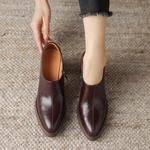 Elegantly Crafted Genuine Leather Handbag Shoes for Women(Easn20181861)