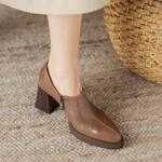 Elegantly Crafted Genuine Leather Handbag Shoes for Women(Easn20181861)