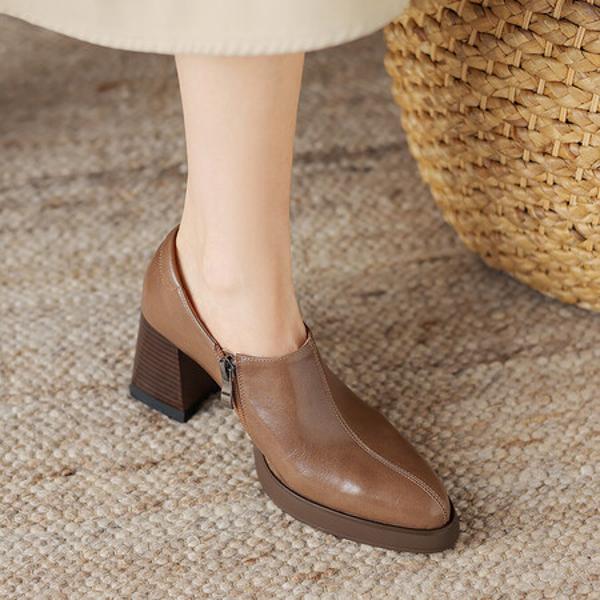 Elegantly Crafted Genuine Leather Handbag Shoes for Women(Easn20181861)