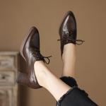 Elegant Handmade Leather Women's Shoes - Luxury Craftsmanship(Easn20181860)