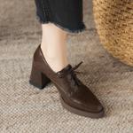 Elegant Handmade Leather Women's Shoes - Luxury Craftsmanship(Easn20181860)