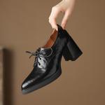 Elegant Handmade Leather Women's Shoes - Luxury Craftsmanship(Easn20181860)