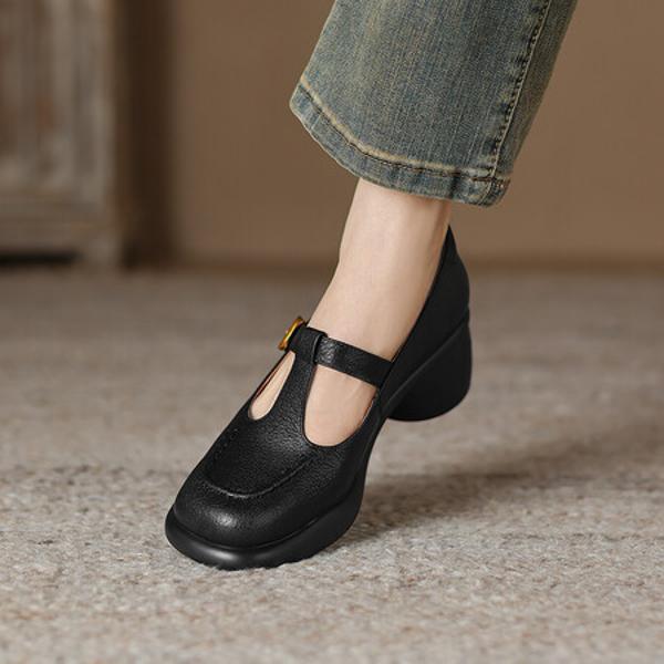 Exquisite Handmade Leather Women's Shoes: Luxury Meets Elegance(Easn20181878)