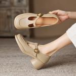 Exquisite Handmade Leather Women's Shoes: Luxury Meets Elegance(Easn20181878)