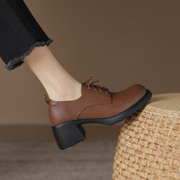 Exquisite Handcrafted Leather Women's Shoes: Luxury & Elegance Redefined(Easn20181888)