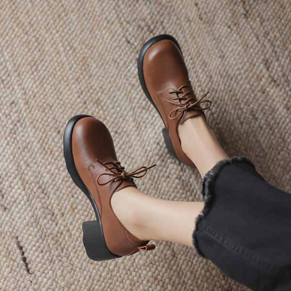 Exquisite Handcrafted Leather Women's Shoes: Luxury & Elegance Redefined(Easn20181888)