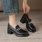 Handcrafted Luxury Leather Women's Shoes, Exquisite Craftsmanship(Easn20181889)