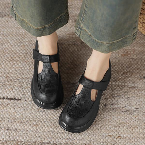 Handcrafted Leather Women's Shoes: Elegance and Quality(Easn20181883)