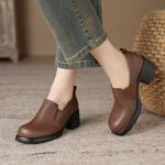 Handcrafted Leather Women's Shoes - Luxurious Elegance and Quality Craftsmanship(Easn20181890)