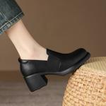 Handcrafted Leather Women's Shoes - Luxurious Elegance and Quality Craftsmanship(Easn20181890)