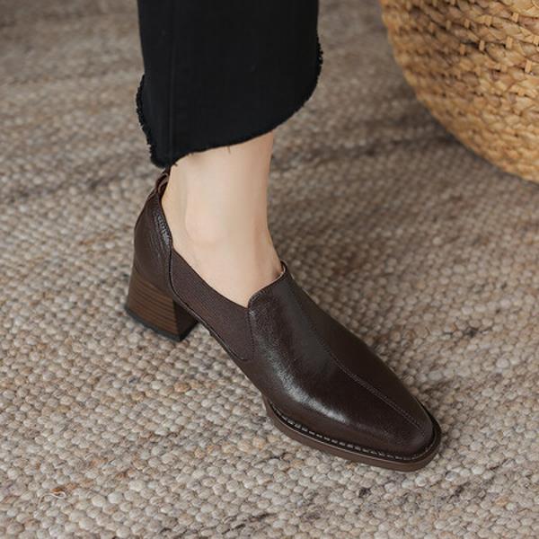 Luxury Handmade Leather Women's Shoes: Exquisite Craftsmanship & Elegance(Easn20181881)