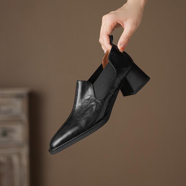 Luxury Handmade Leather Women's Shoes: Exquisite Craftsmanship & Elegance(Easn20181881)