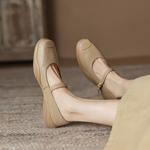 Elegantly Crafted Luxury Genuine Leather Handmade Women's Shoes(Easn20181910)