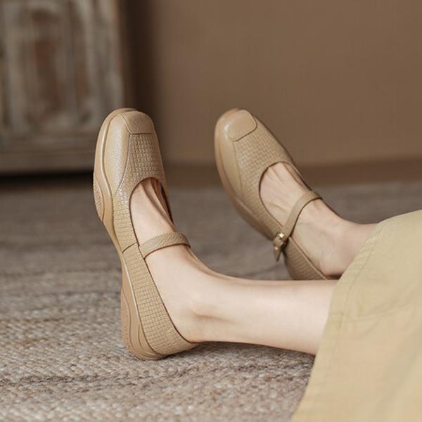 Elegantly Crafted Luxury Genuine Leather Handmade Women's Shoes(Easn20181910)