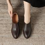 Handcrafted Luxury Leather Women's Shoes(Easn20181902)