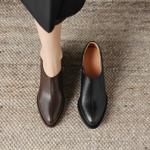 Handcrafted Luxury Leather Women's Shoes(Easn20181902)