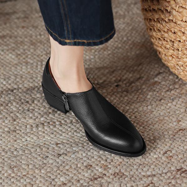 Handcrafted Luxury Leather Women's Shoes(Easn20181902)