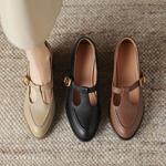 Handcrafted Leather Women's Shoes: Elegance Redefined(Easn20181898)