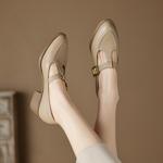 Handcrafted Leather Women's Shoes: Elegance Redefined(Easn20181898)