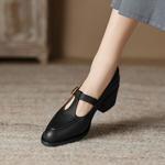 Handcrafted Leather Women's Shoes: Elegance Redefined(Easn20181898)