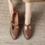 Handcrafted Leather Women's Shoes: Elegance Redefined(Easn20181898)
