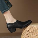 Exquisite Handmade Leather Women's Shoes: Luxury, Craftsmanship, Elegance(Easn20181903)