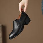 Exquisite Handmade Leather Women's Shoes: Luxury, Craftsmanship, Elegance(Easn20181903)