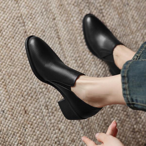 Luxury Genuine Leather Handmade Women's Shoes(Easn20181899)