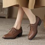 Luxury Handcrafted Leather Women's Shoes: Elegance in Every Stitch(Easn20181901)