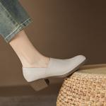 Handcrafted Luxury Leather Women's Shoes: Elegance in Every Stitch(Easn20181905)