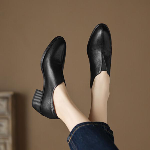 Exquisite Handcrafted Leather Women's Shoes: Elevate Elegance and Luxury(Easn20181900)