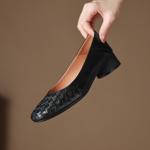 Elegant Handmade Leather Shoes: Luxury Craftsmanship(Easn20181908)