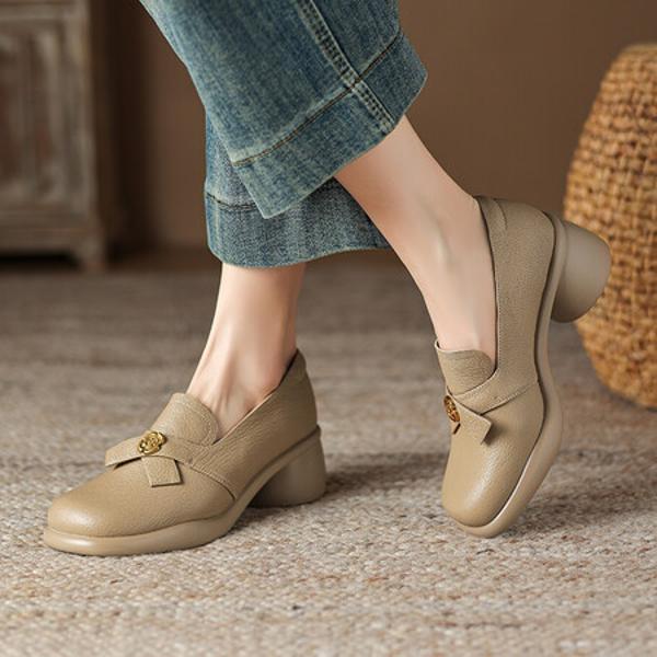 Handcrafted Luxury Leather Women's Shoes: Exquisite Artistry & Elegance(Easn20181916)