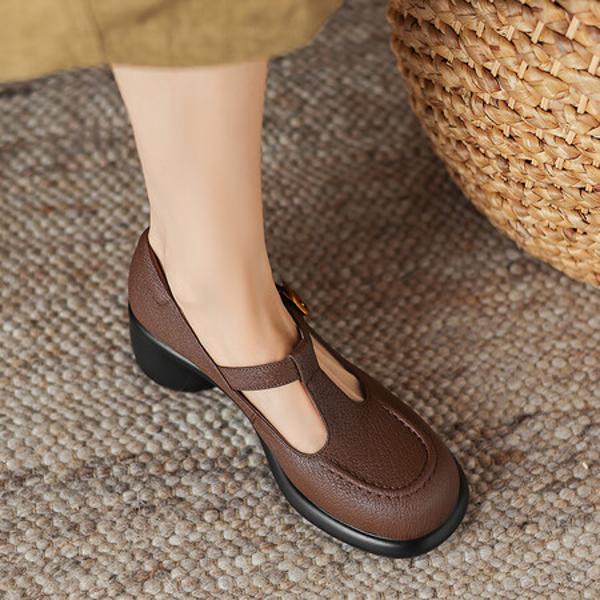 Handcrafted Genuine Leather Women's Shoes: Luxury, Elegance, and Superior Craftsmanship(Easn20181918)