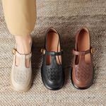 Handcrafted Genuine Leather Women's Shoes: Timeless Elegance and Luxury Quality(Easn20181919)