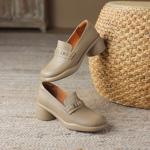 Exquisite Handcrafted Leather Women’s Shoes: Luxury & Elegance(Easn20181917)