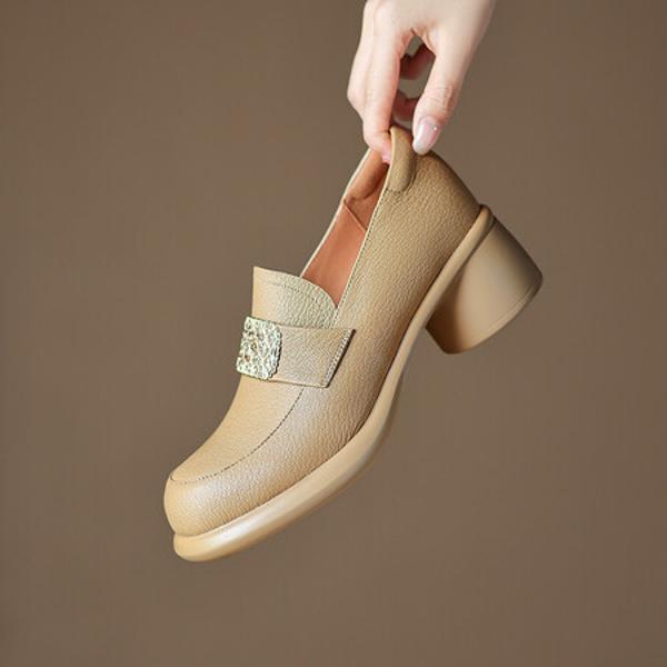 Exquisite Handcrafted Leather Women's Shoes: Elegance Redefined(Easn20181913)