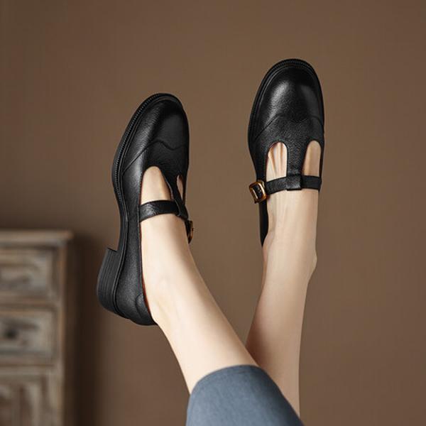 Handcrafted Luxury Leather Women's Shoes - Elegance Redefined(Easn20181911)