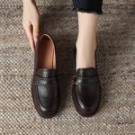 Exquisite Handcrafted Leather Women's Shoes: Timeless Elegance(Easn20181920)