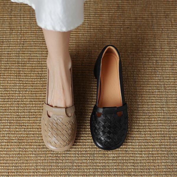 Sophisticated Handcrafted Genuine Leather Women’s Shoes - Luxury Redefined(Easn20181930)